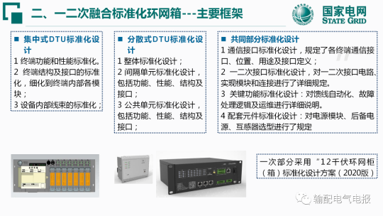 一二次融合标准化配电设备应用宣贯