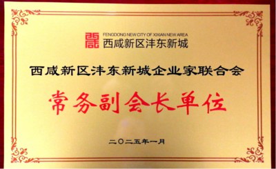 西咸新区沣东新城企业家联合会常务副会长单位