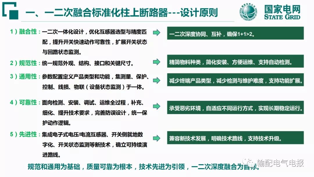 一二次融合标准化配电设备应用宣贯