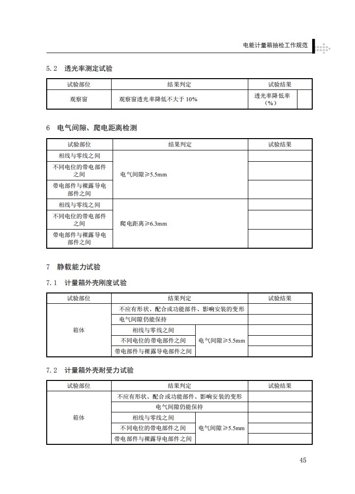 电能计量箱抽检工作规范